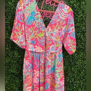 Euc Lilly Pulitzer sz medium Parigi romper worn 1x like new